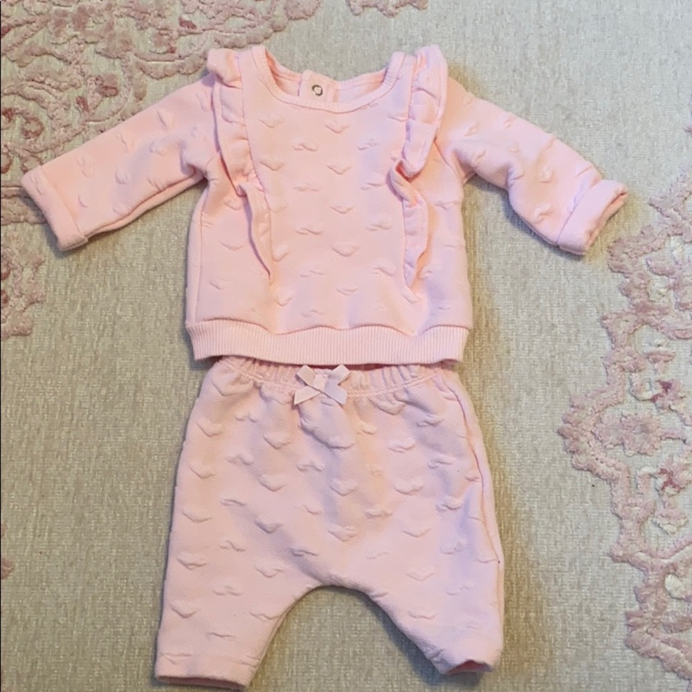 Carter’s sweater shirt and pants set